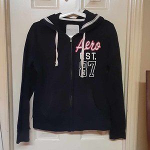 Aeropostale Dark Blue Full Zip Hoodie